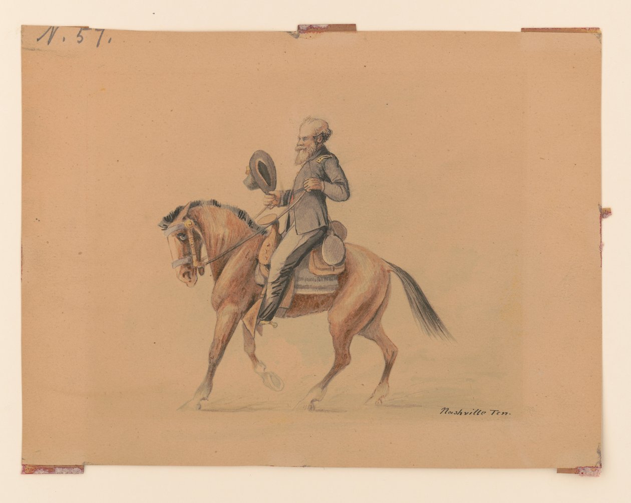 Major Edward Mueller, Nashville, Tennessee von Adolph Metzner