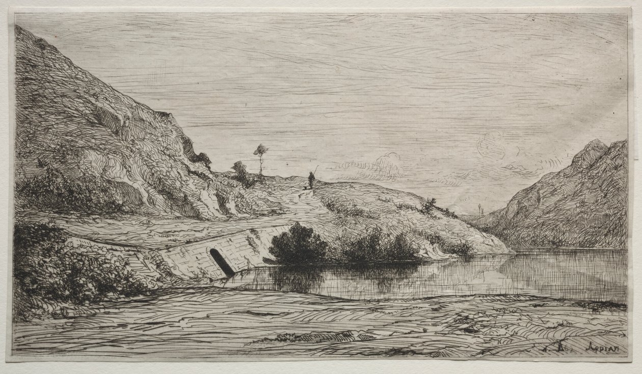 Ufer der Rhone von Adolphe Appian