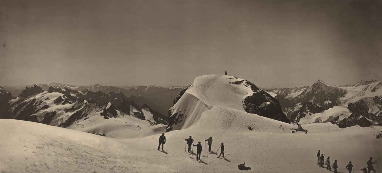 Gipfel des Mont Titlis, Schweiz von Adolphe Braun