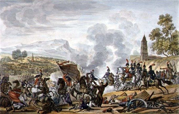 Die Schlacht von Ocana von Adolphe Eugene Gabriel (after) Roehn