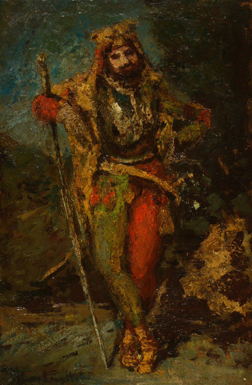 Mephisto aus der Oper Faust von Adolphe Joseph Thomas Monticelli
