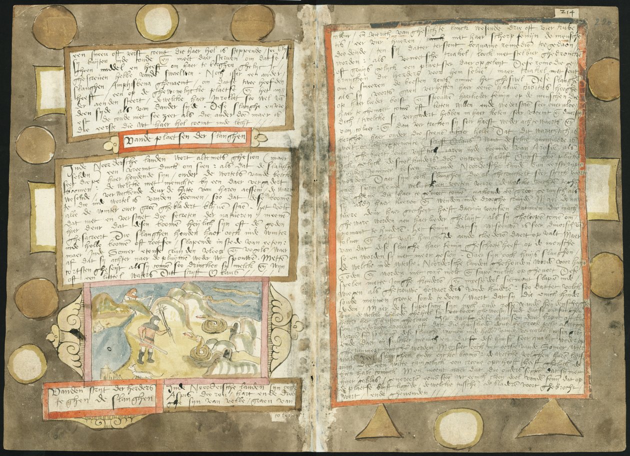 Adriaen Coenens Visboeck - KB 78 E 54 - Folios 219v (links) und 220r (rechts) von Adriaen Coenen