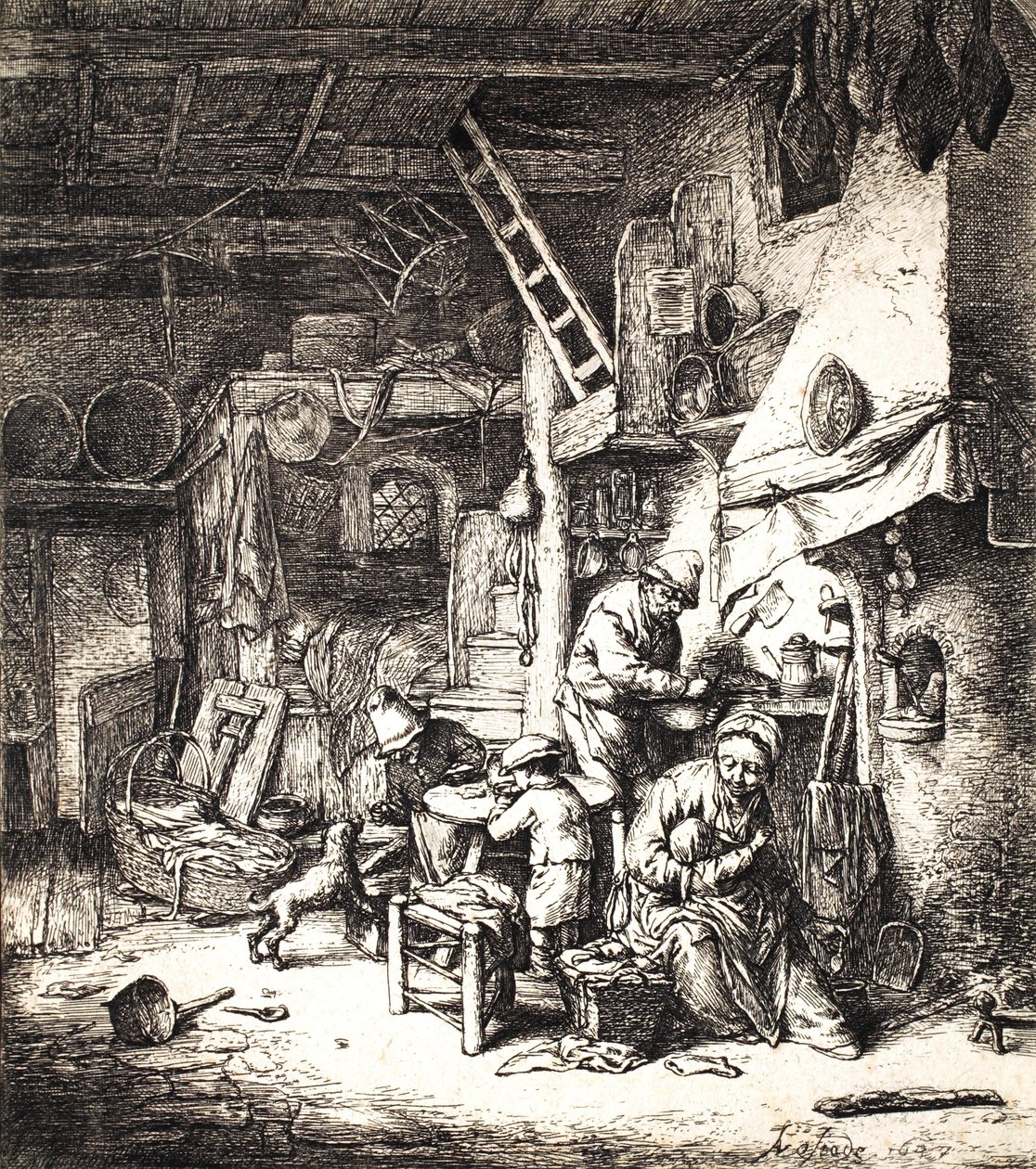 Bauernfamilie, 1647 von Adriaen Jansz. van Ostade