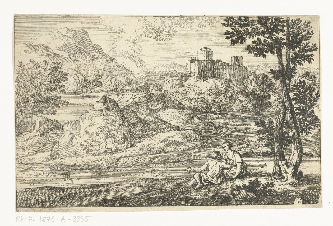 Landschaft mit Schloss von Adriaen Frans Boudewyns