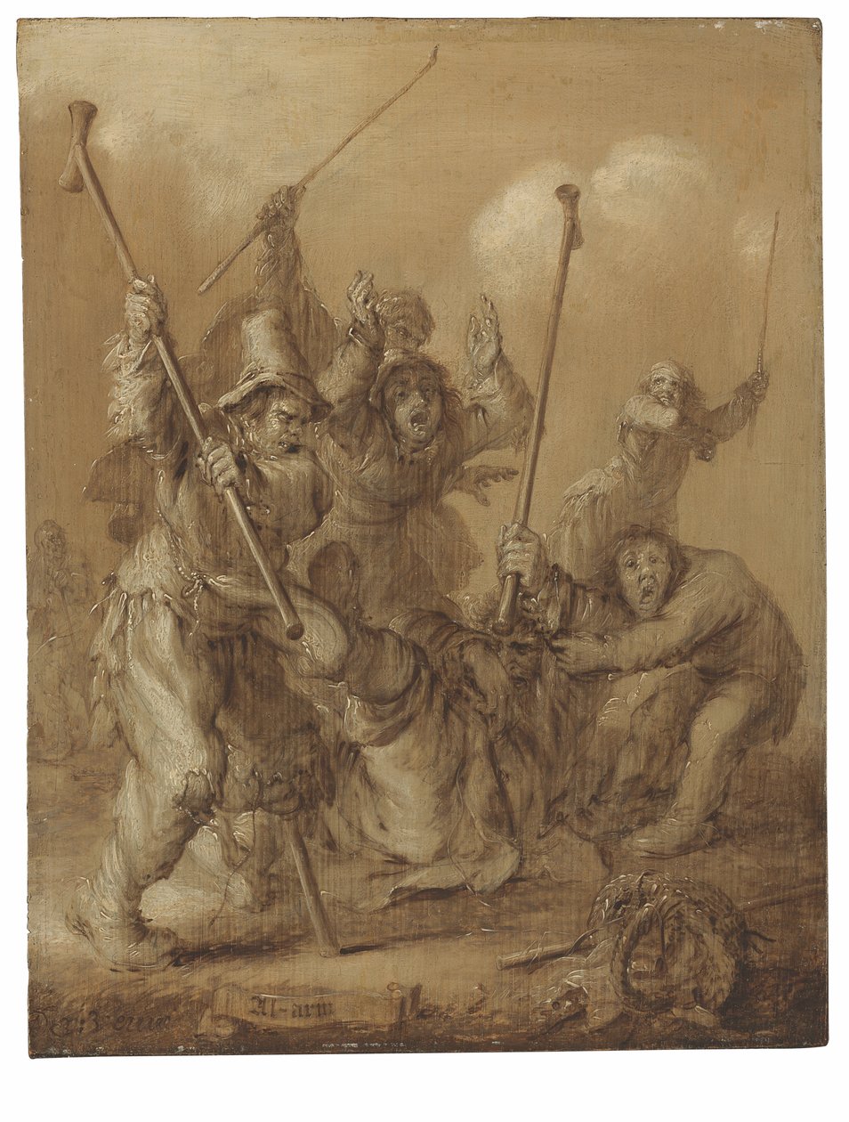 Al-Arm von Adriaen Pietersz van de Venne