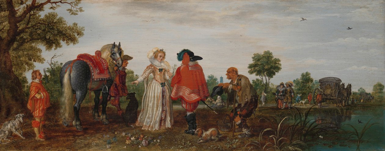 Frühling von Adriaen Pietersz van de Venne