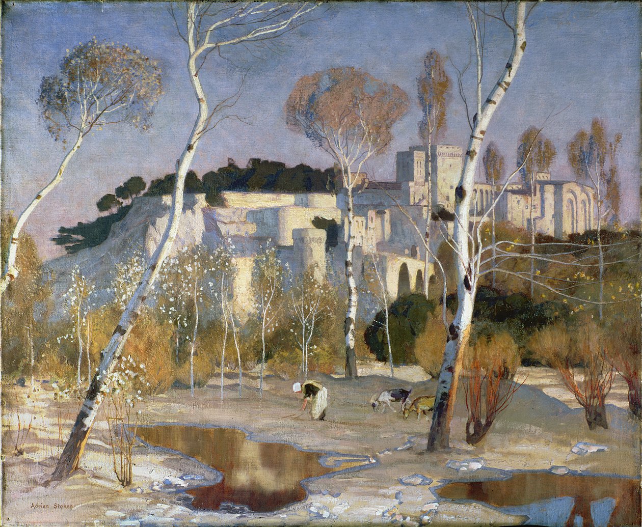 Der Papstpalast, Avignon von Adrian Scott Stokes