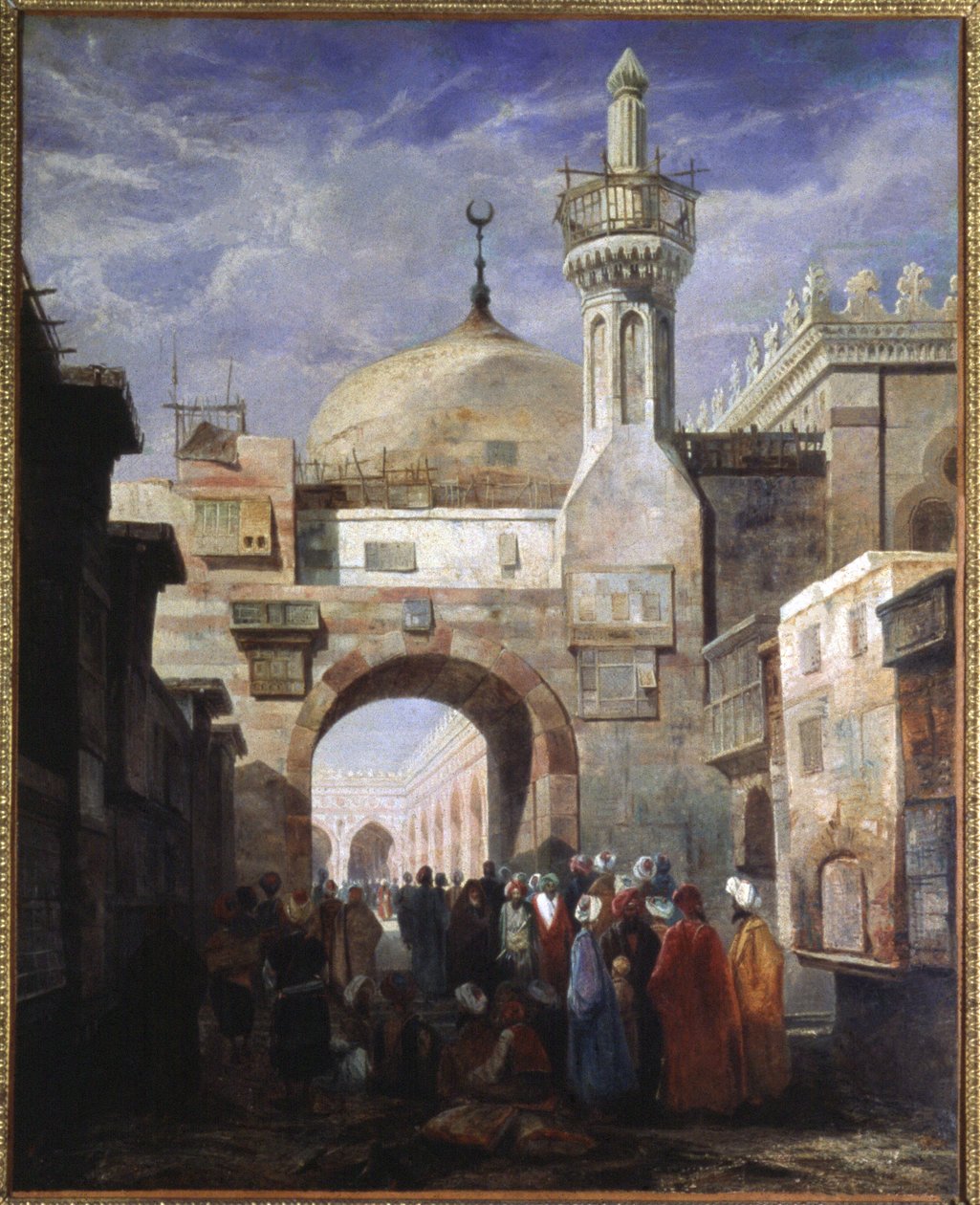 Moschee in Kairo von Adrien Dauzats