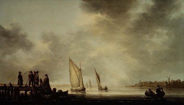 Eine Flusslandschaft von Aelbert Cuyp
