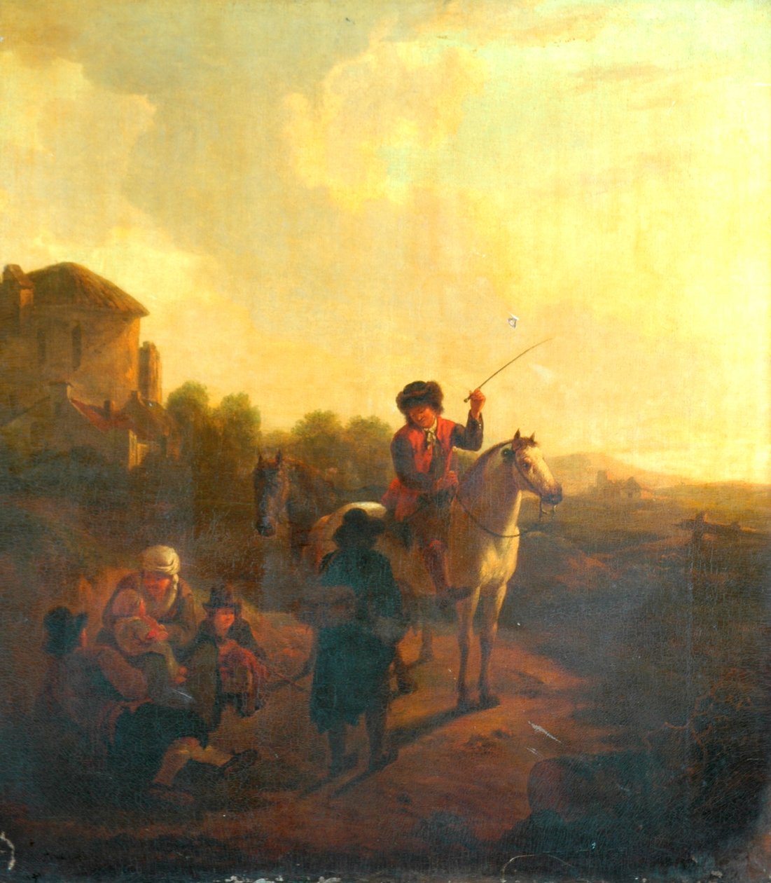 Nach dem Weg fragen von Aelbert Cuyp