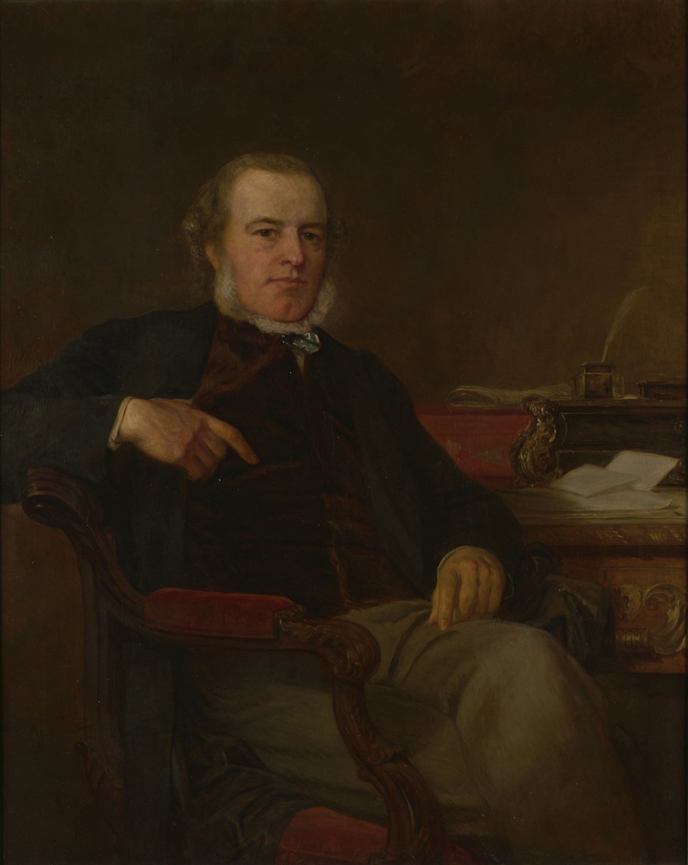 Porträt von Henry Bruce, 1. Baron Aberdare, britischer Politiker und Innenminister (1815-1895) von After Henry Tanworth Wells