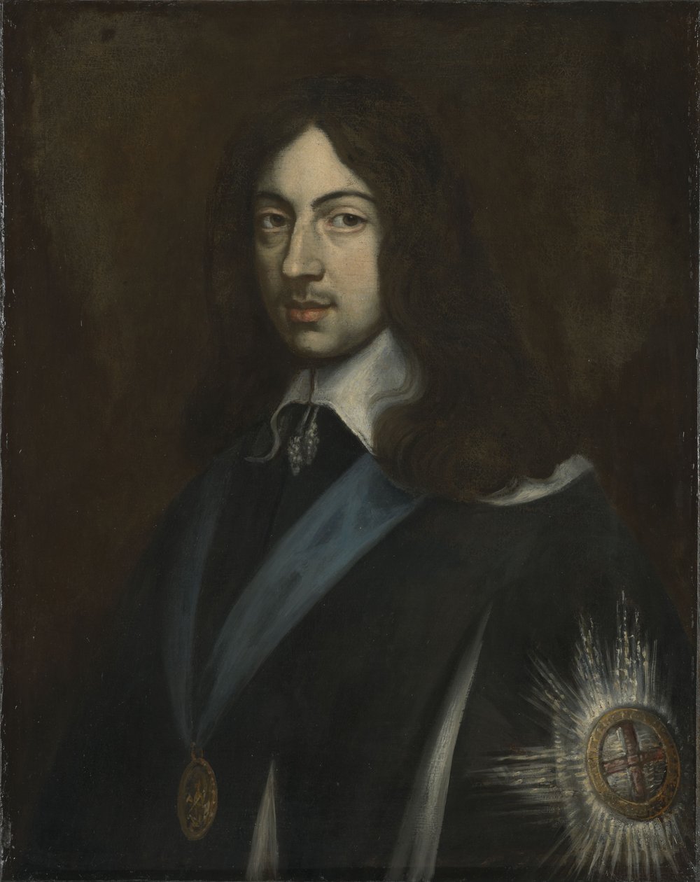 Porträt von König Karl II. von England, Schottland und Irland (1630-1685) von Jan van den Hoecke