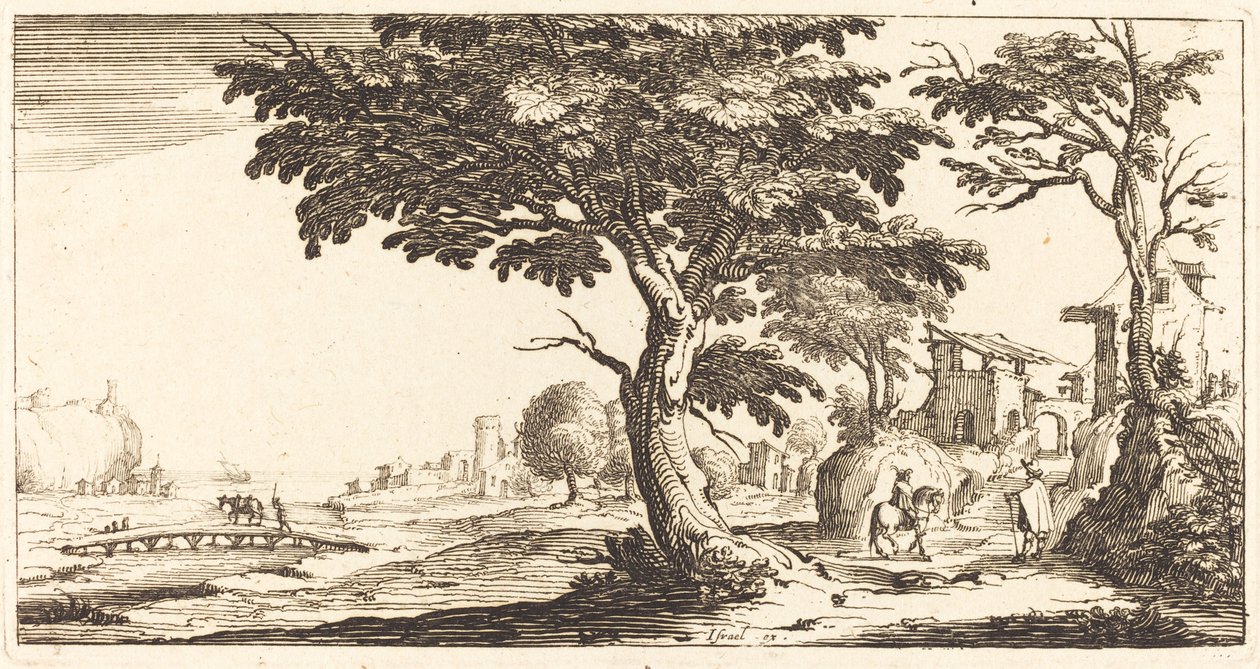 Landschaft von After Jacques Callot