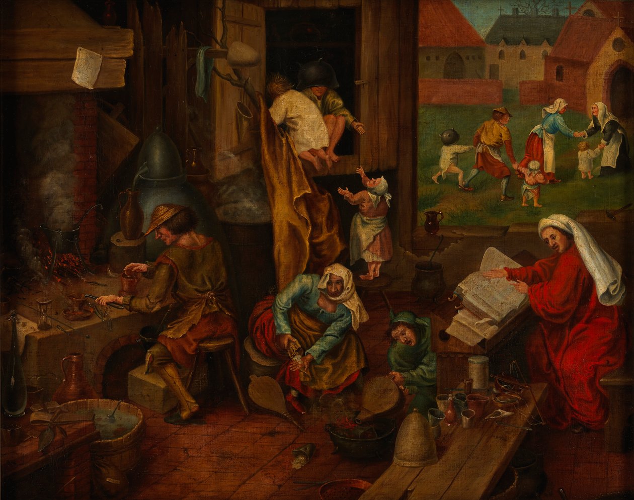 Ein Alchemist von After Pieter Brueghel the Elder