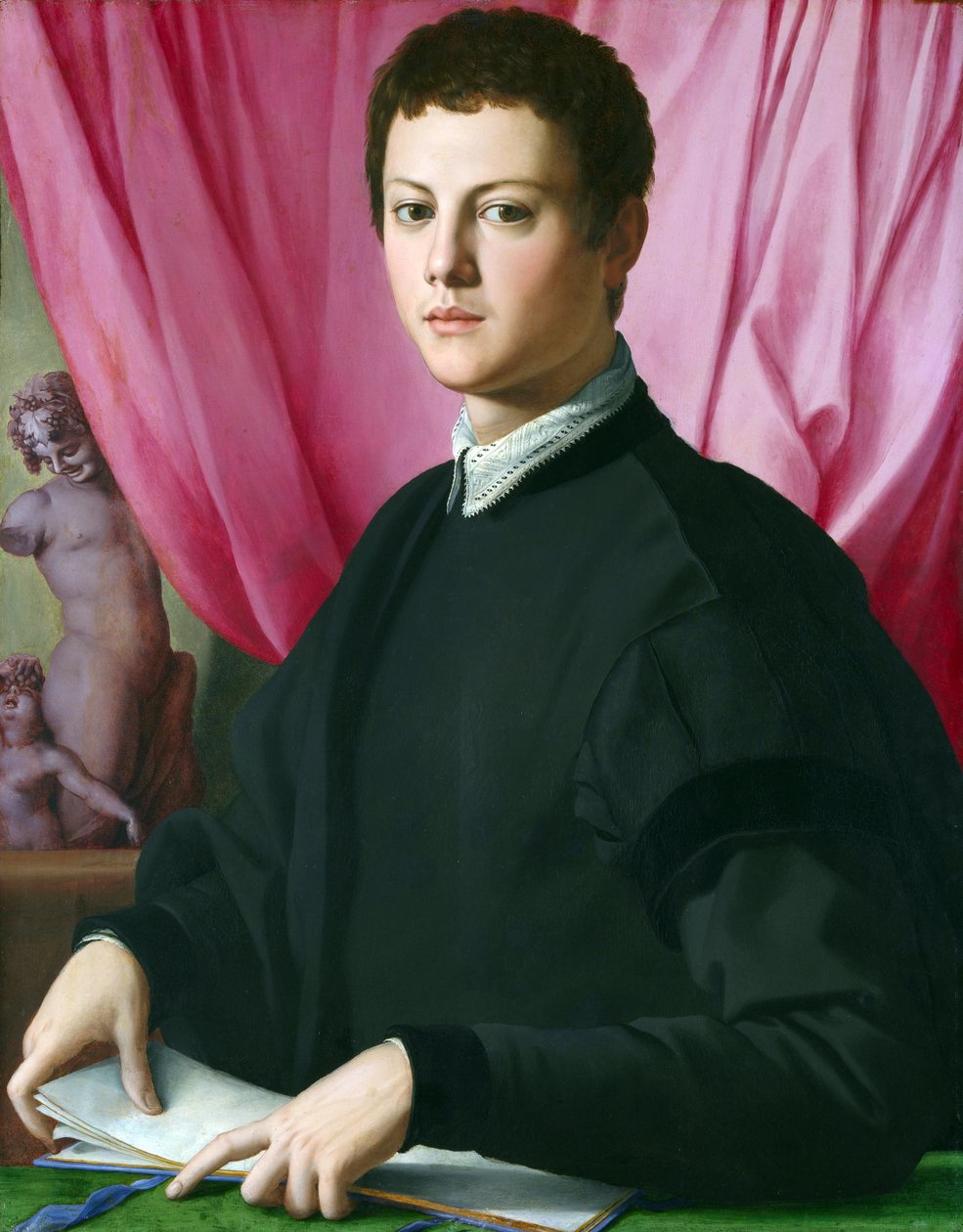 Porträt eines jungen Mannes von Agnolo Bronzino