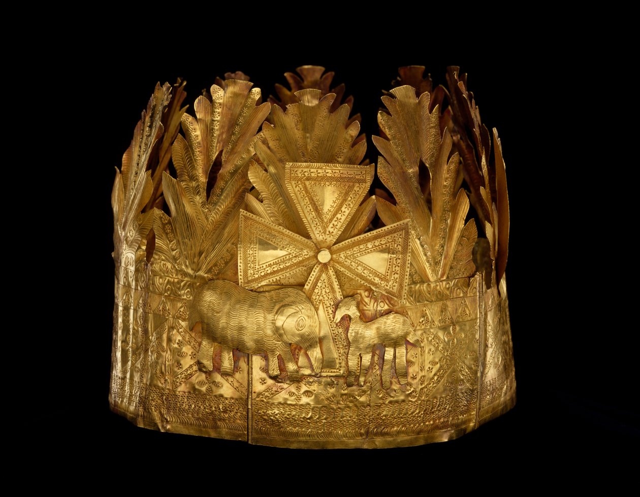 Krone, Ghana/Togo, ca. 1900-50 von Akan School