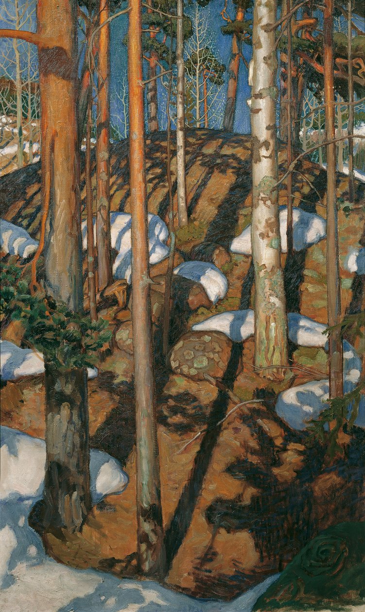 Frühling, ca. 1900 von Akseli Gallen Kallela