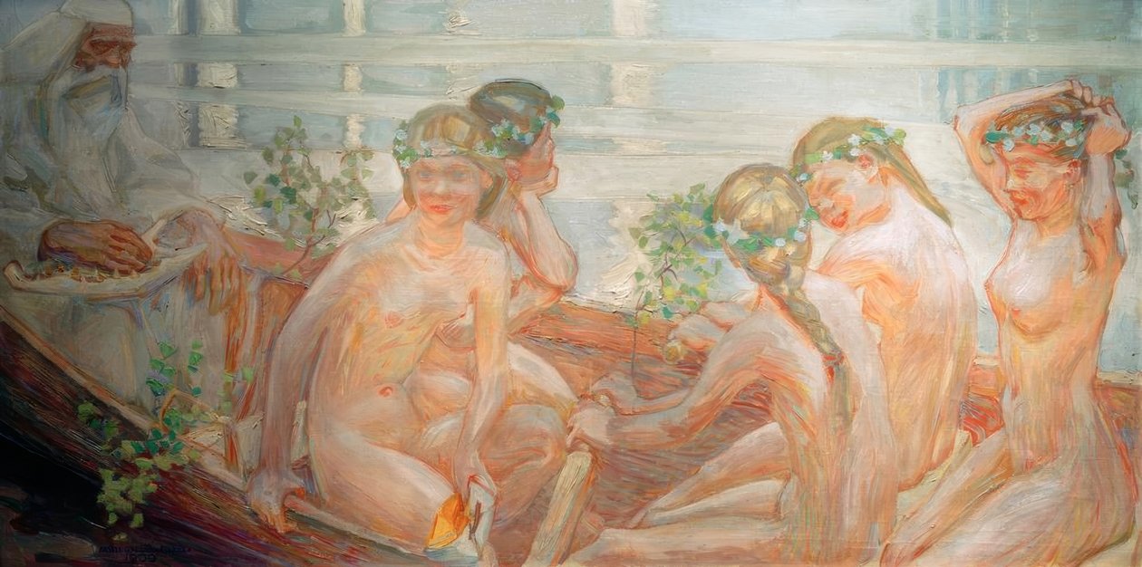 Väinämöinens Reise von Akseli Valdemar Gallen Kallela
