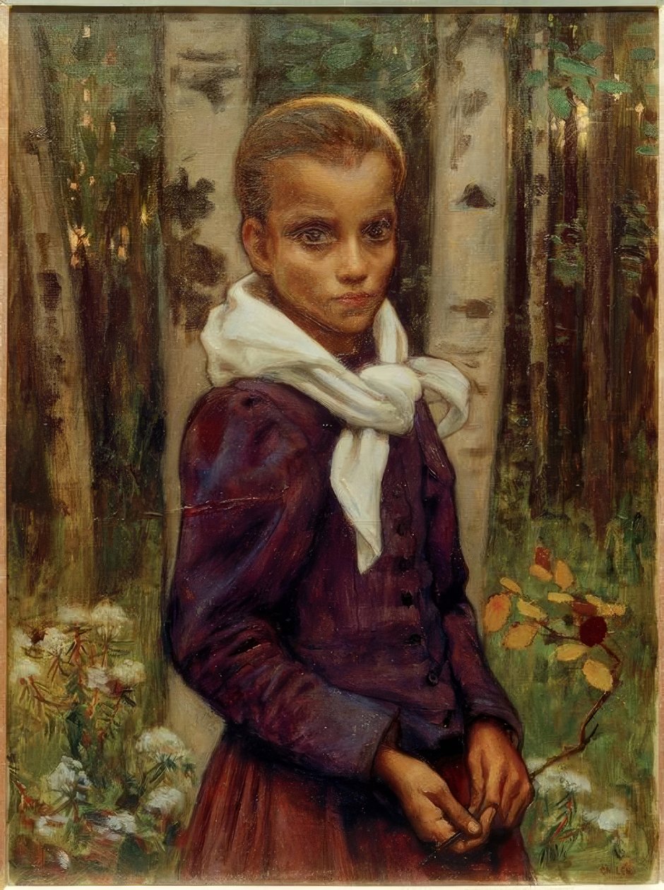Mädchen von Akseli Valdemar Gallen Kallela
