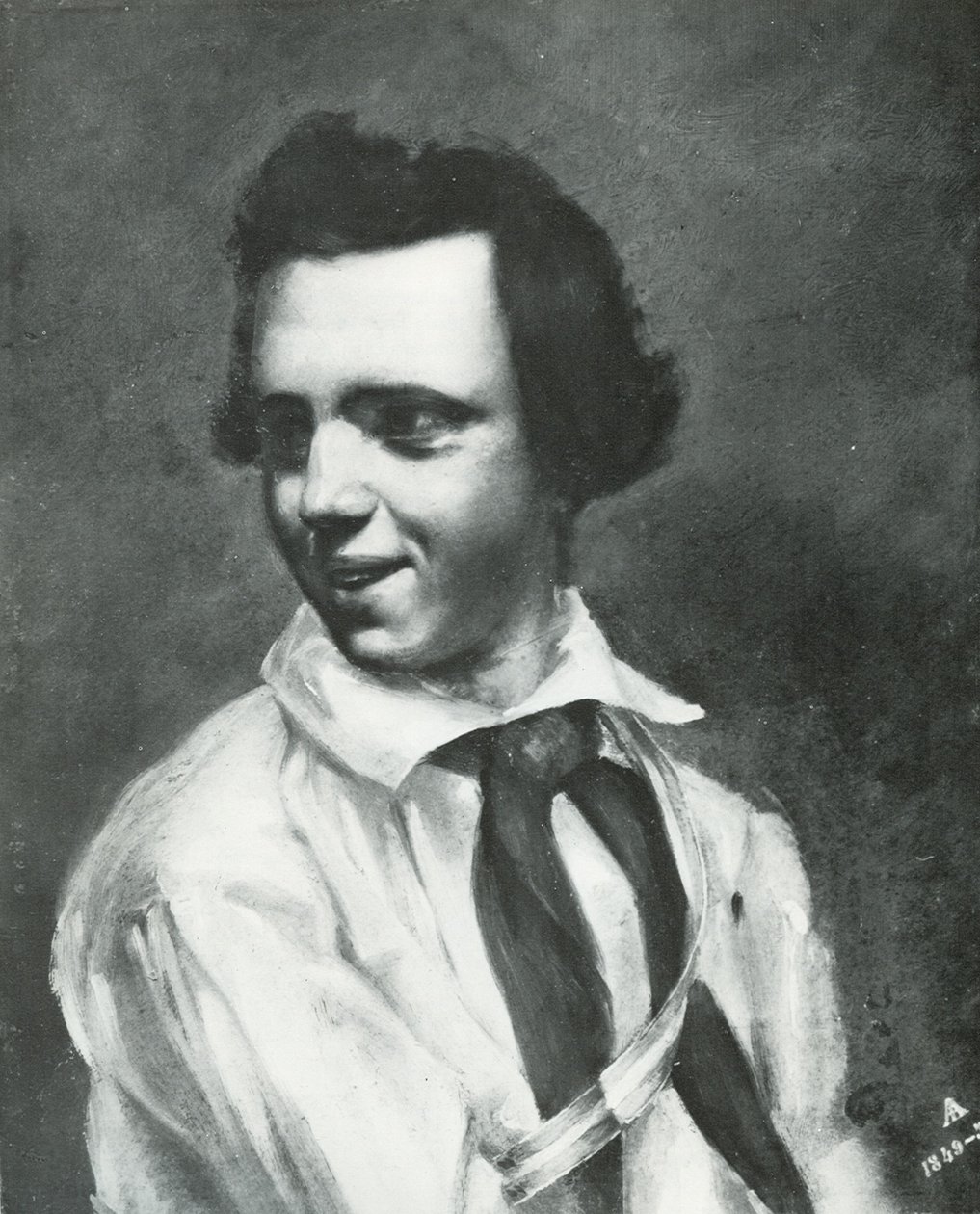 Albert Anker als Zofinger Student von Albert Anker