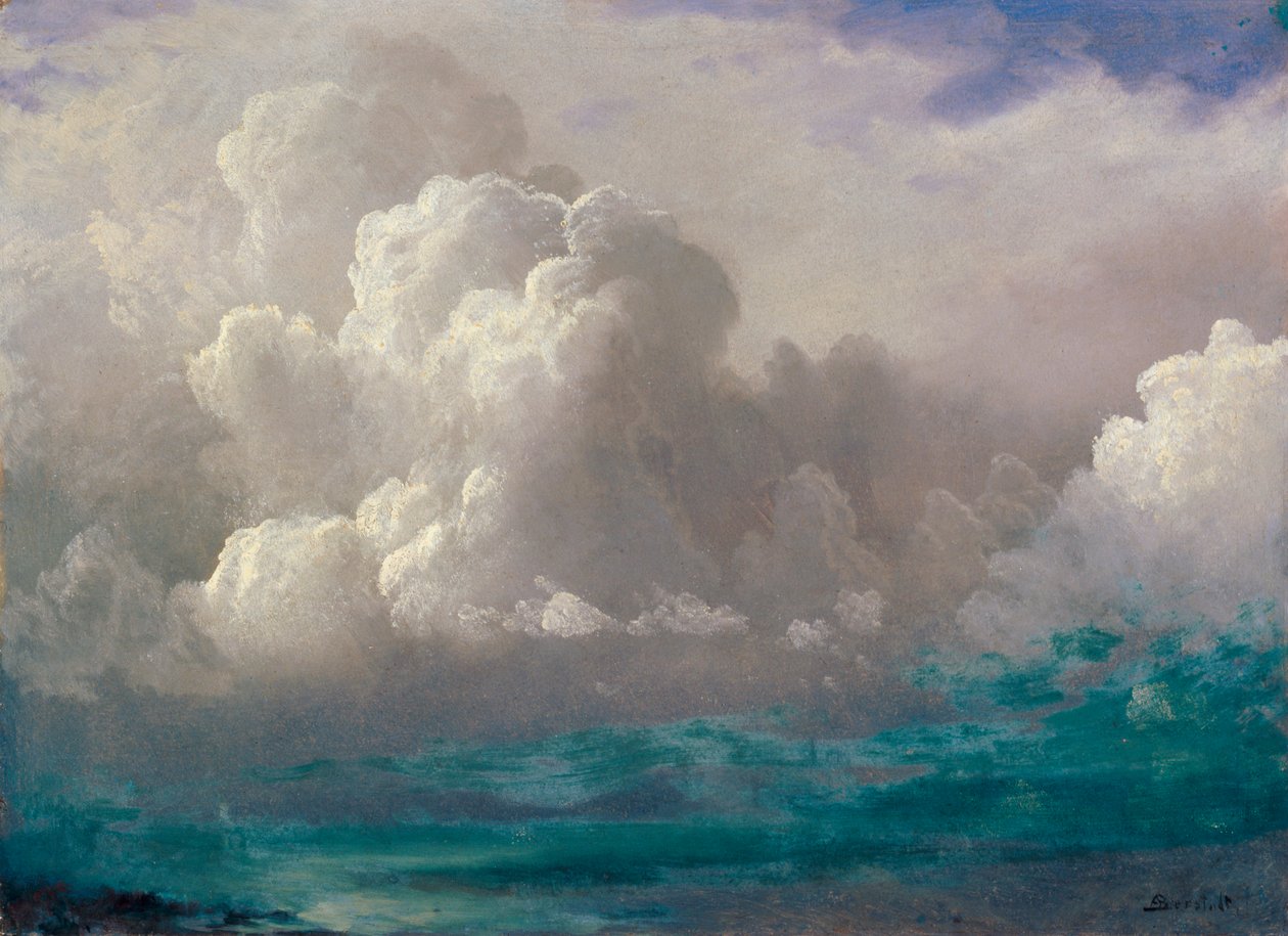 Sturmwolken von Albert Bierstadt