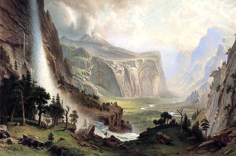 Die Kuppeln des Yosemite von Albert Bierstadt