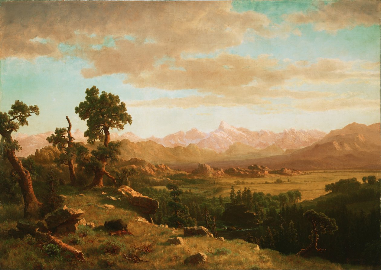 Wind River Country von Albert Bierstadt