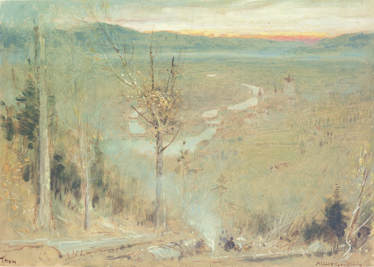 Thun, Schweiz von Albert Goodwin