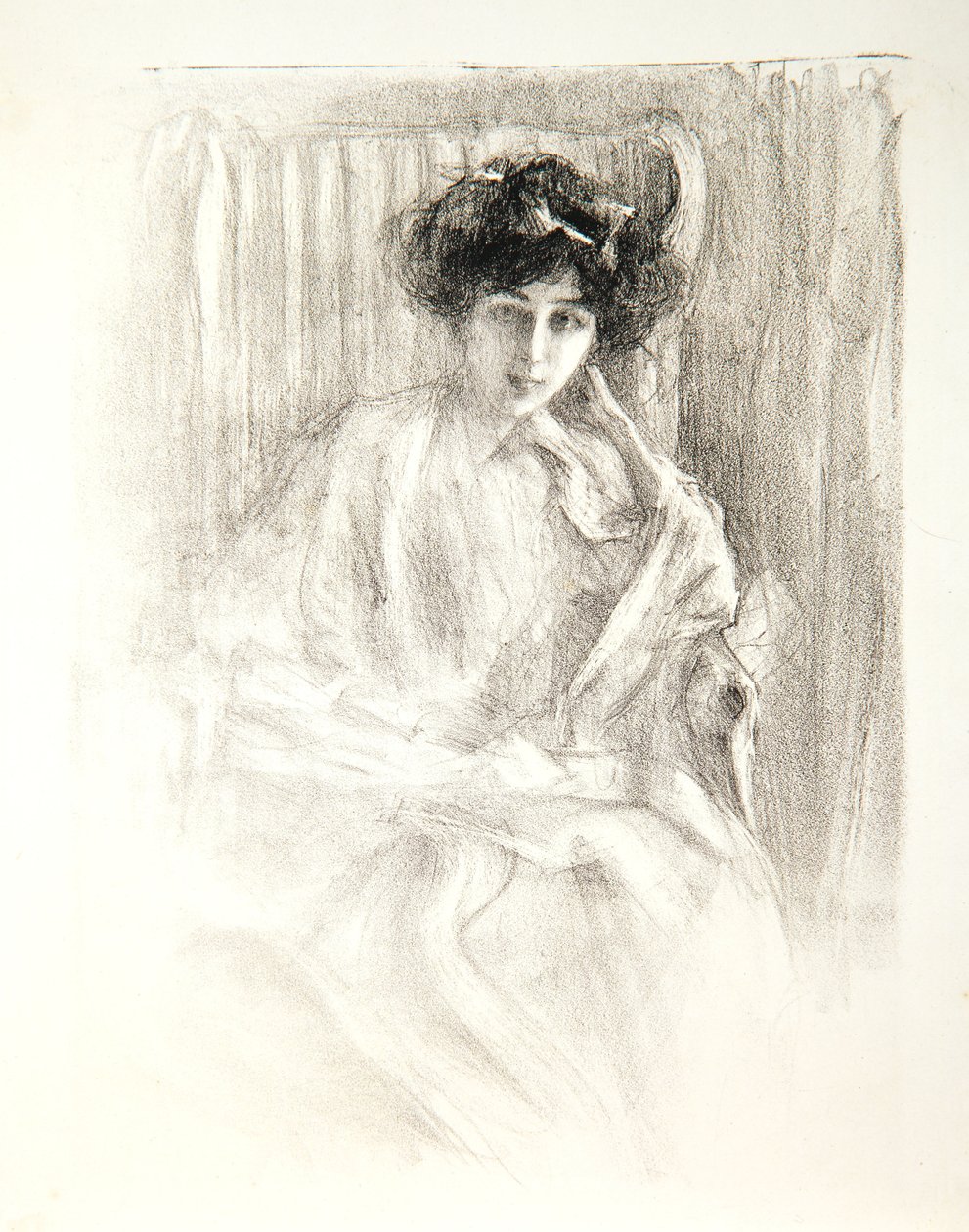 Madame Dayot, sitzend, 1907 von Albert de Belleroche
