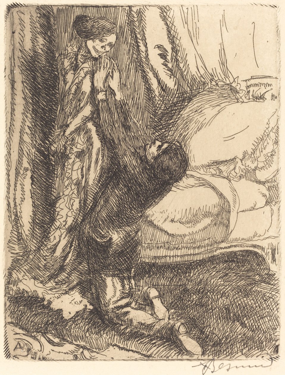 Kokette von Albert Besnard