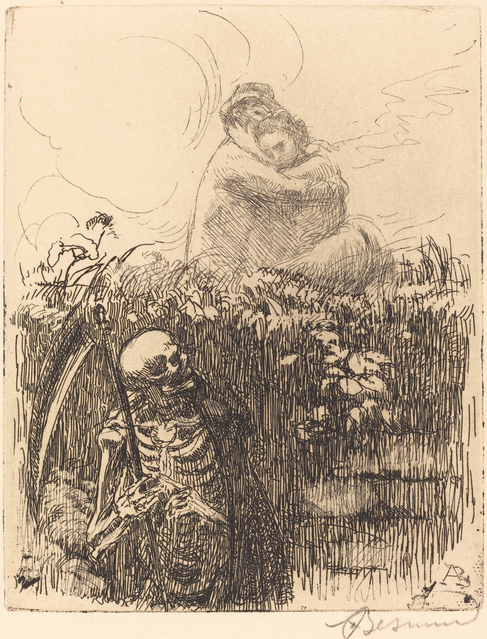 Auf der Lauer von Albert Besnard