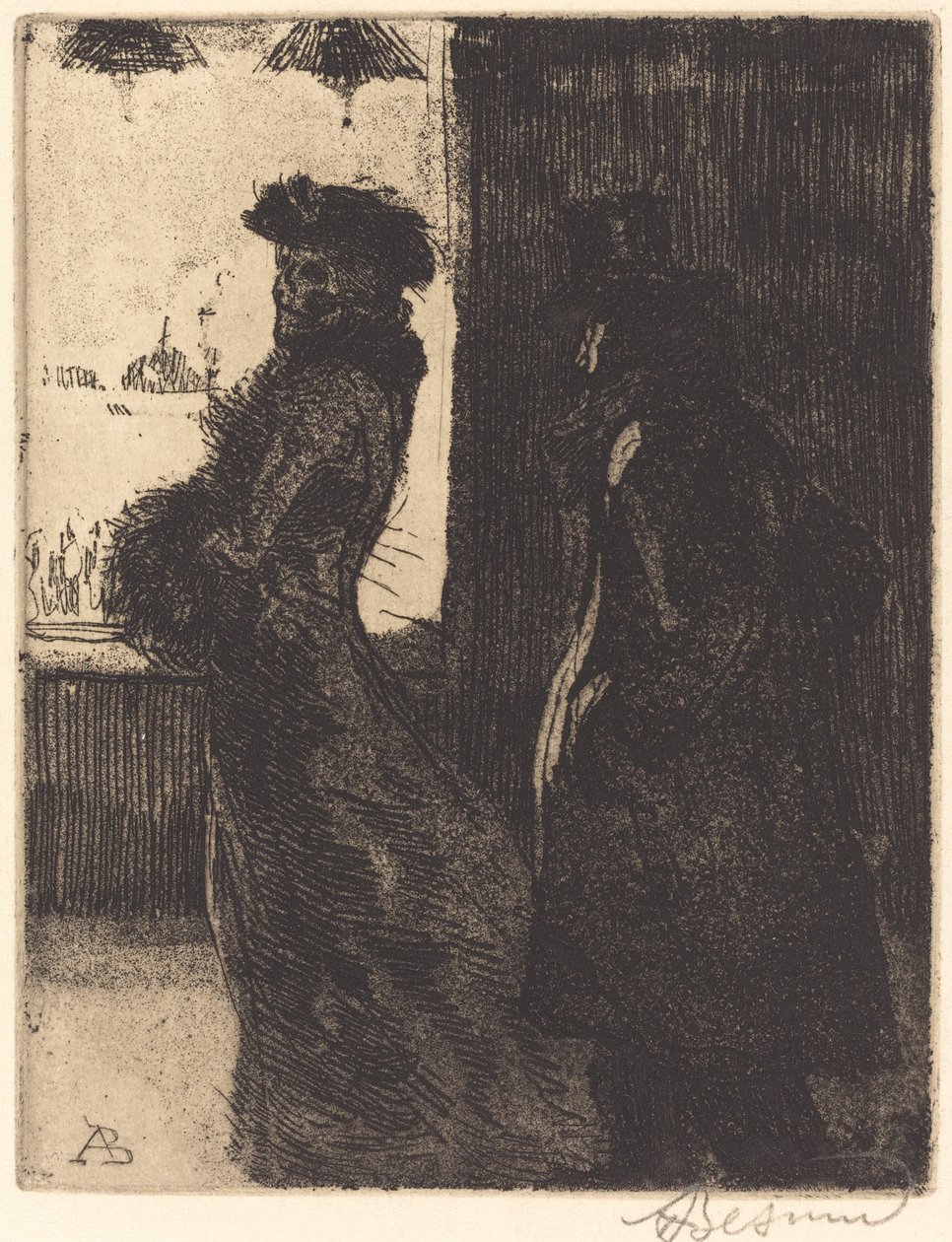 Die unbekannte Frau von Albert Besnard