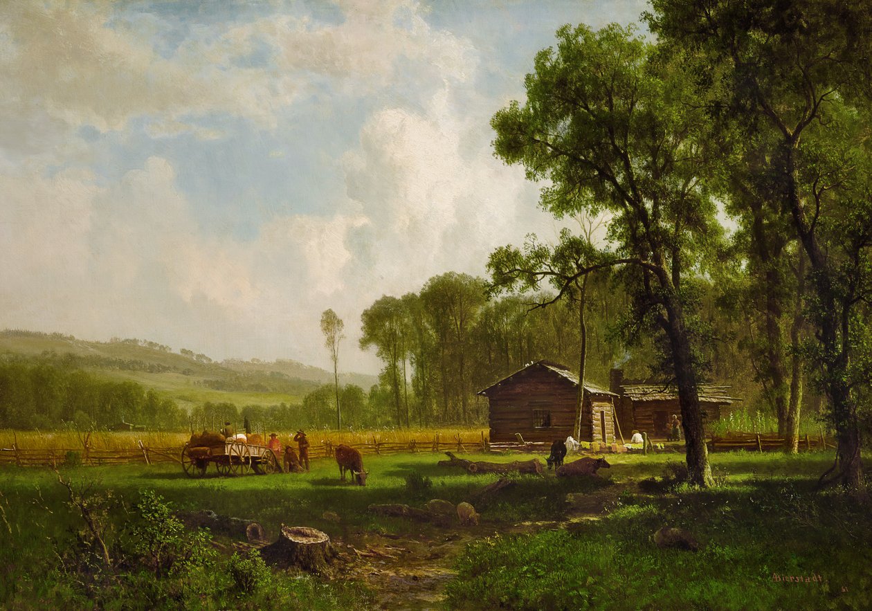 Frühe Siedler von Albert Bierstadt