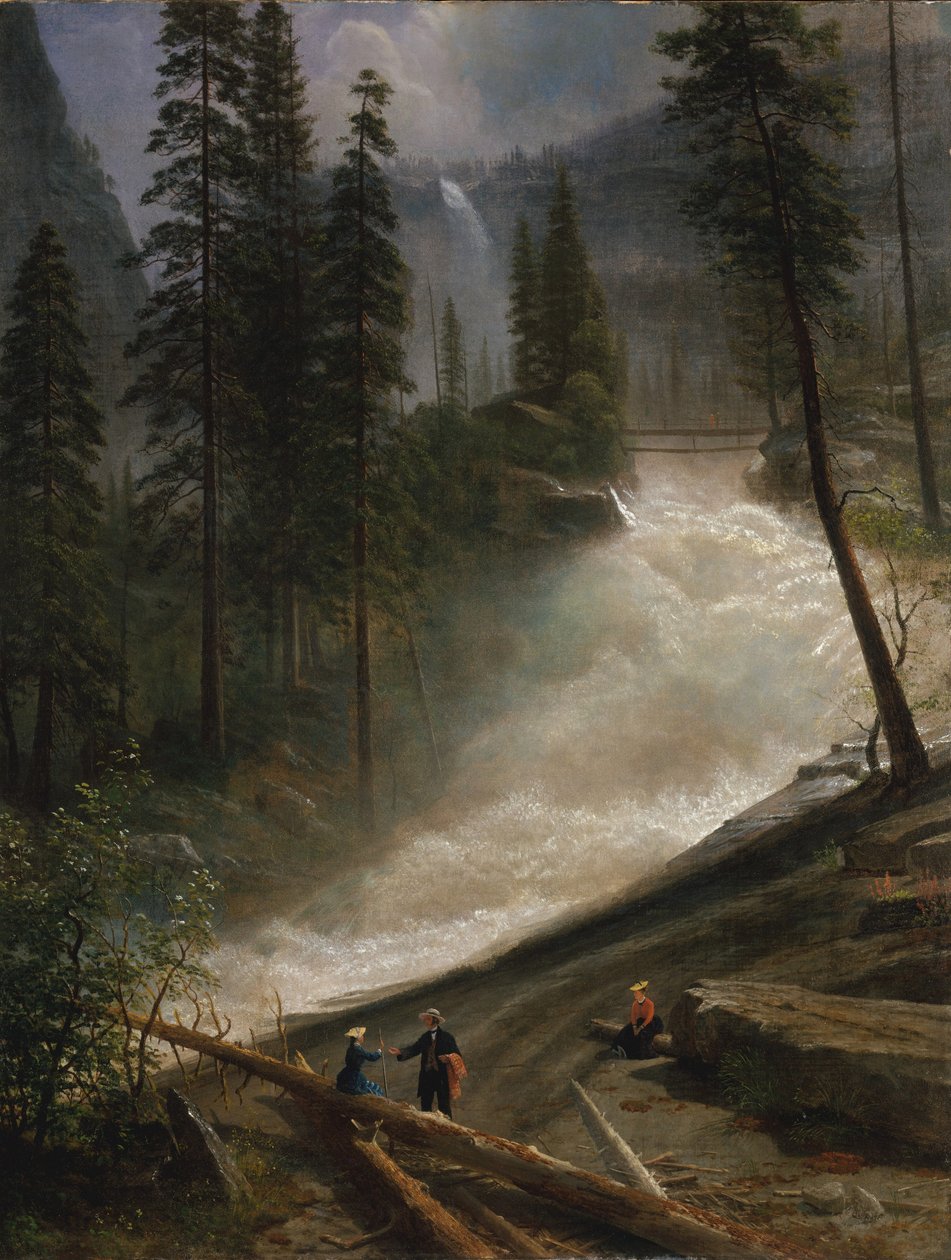 Nevada Falls, Yosemite, 1872 oder 1873 von Albert Bierstadt