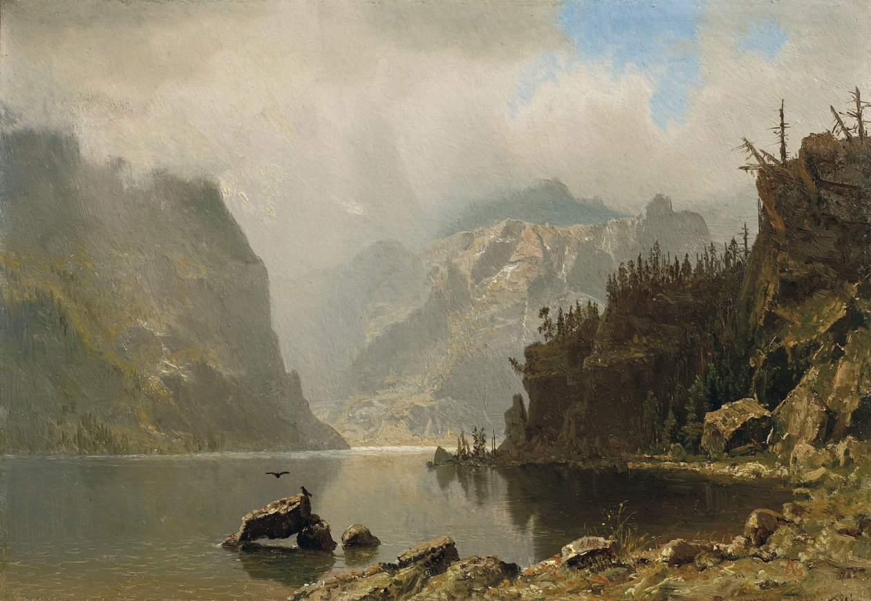 Westliche Landschaft von Albert Bierstadt