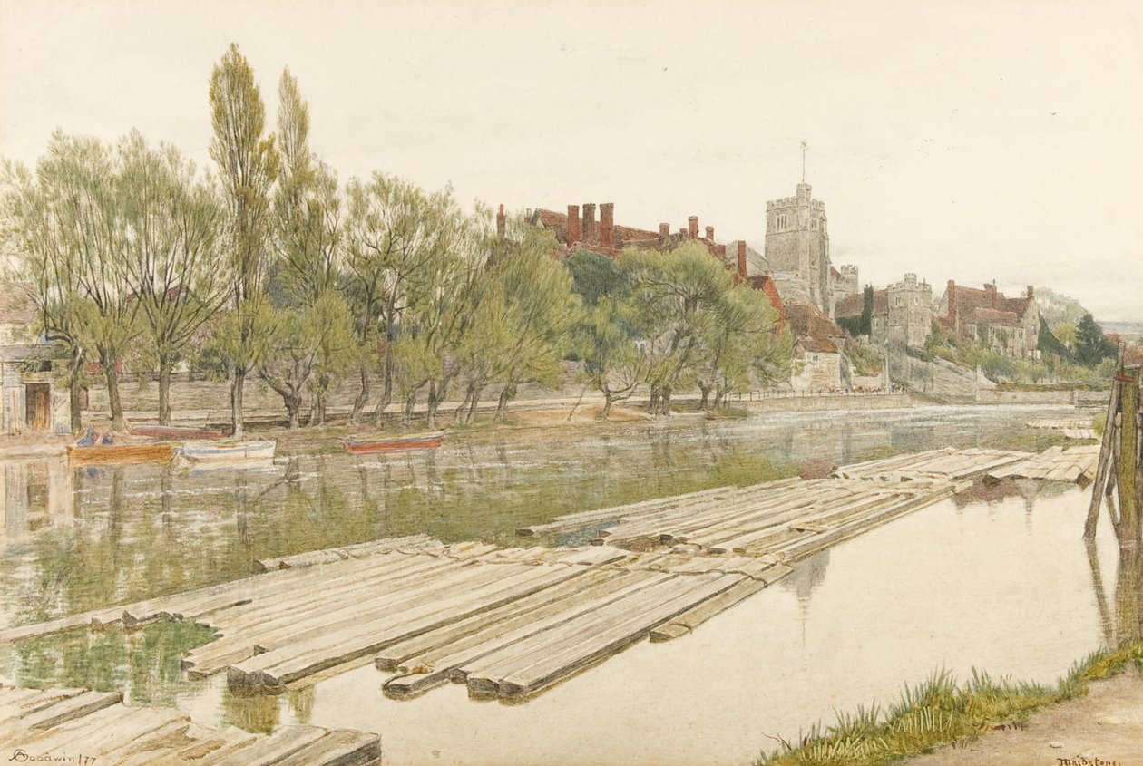All Saints Church Maidstone von Albert Goodwin