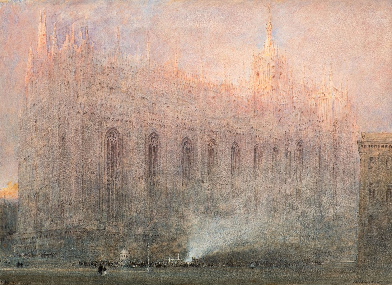 Mailänder Dom von Albert Goodwin