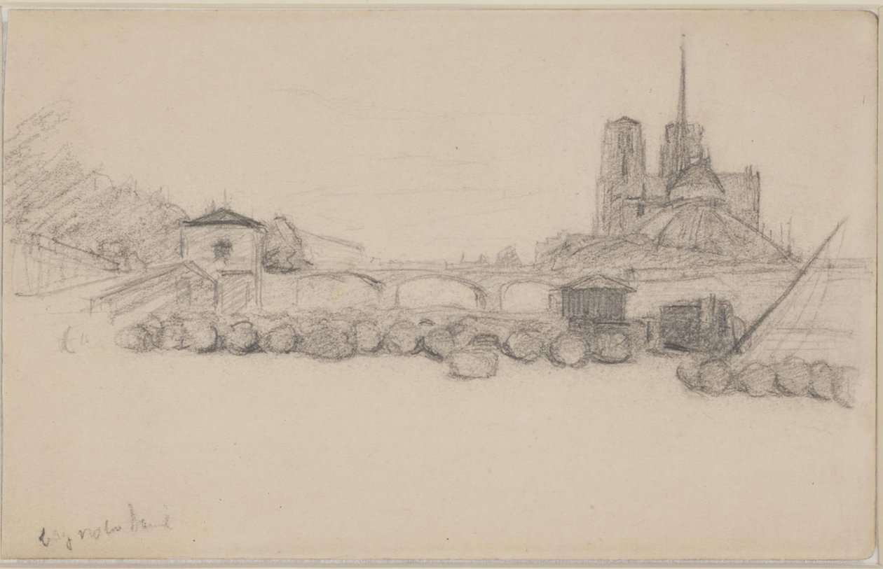Notre Dame von Osten gesehen von Albert Gottschalk