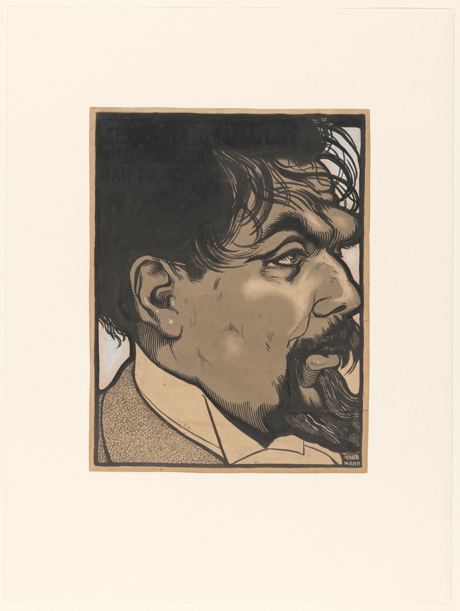 Porträt von Jan Toorop von Albert Hahn (I)