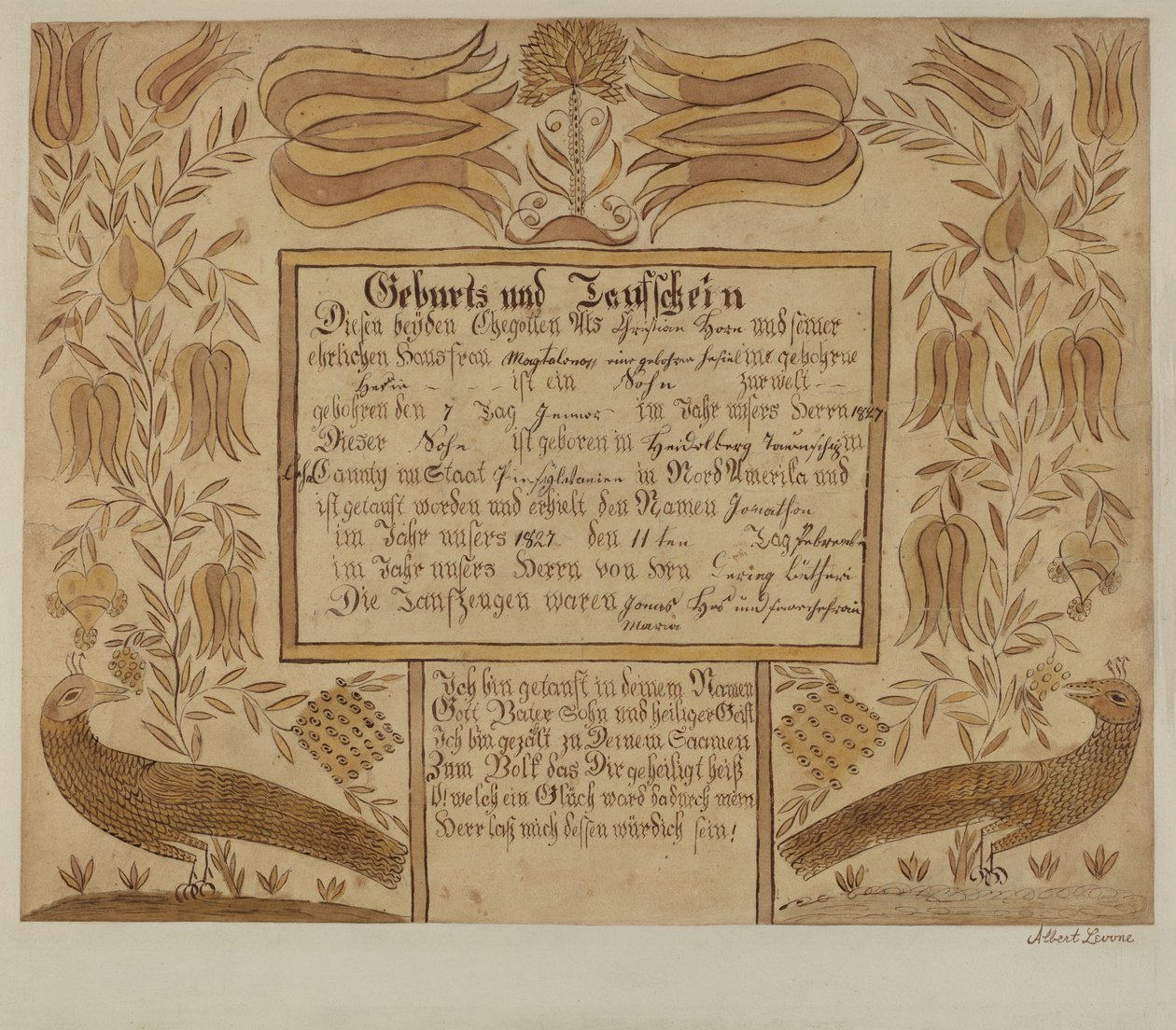 Fraktur von Albert Levone