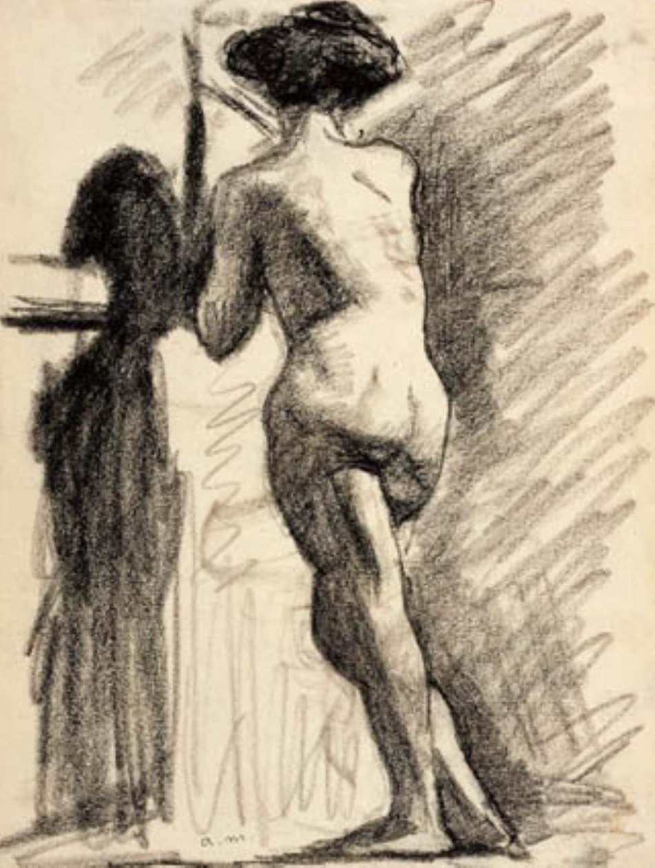 Modell an der Stange von Albert Marquet