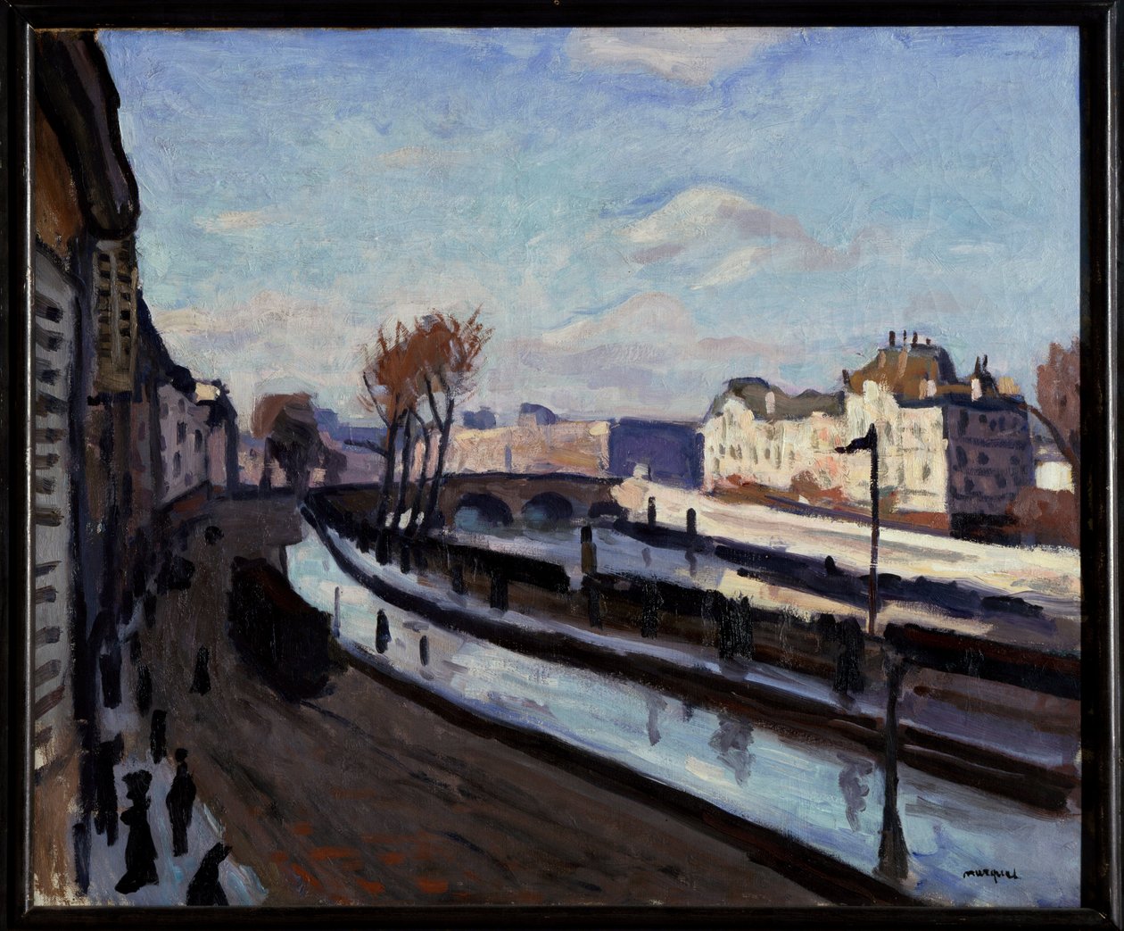 Paris, der Quai des Grands-Augustins von Albert Marquet