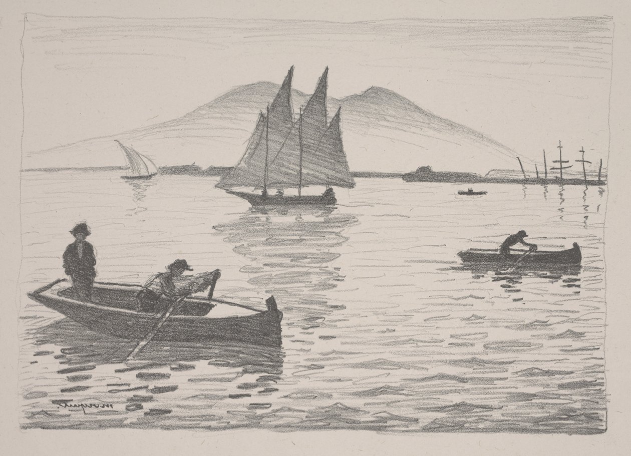 Der Hafen von Neapel von Albert Marquet