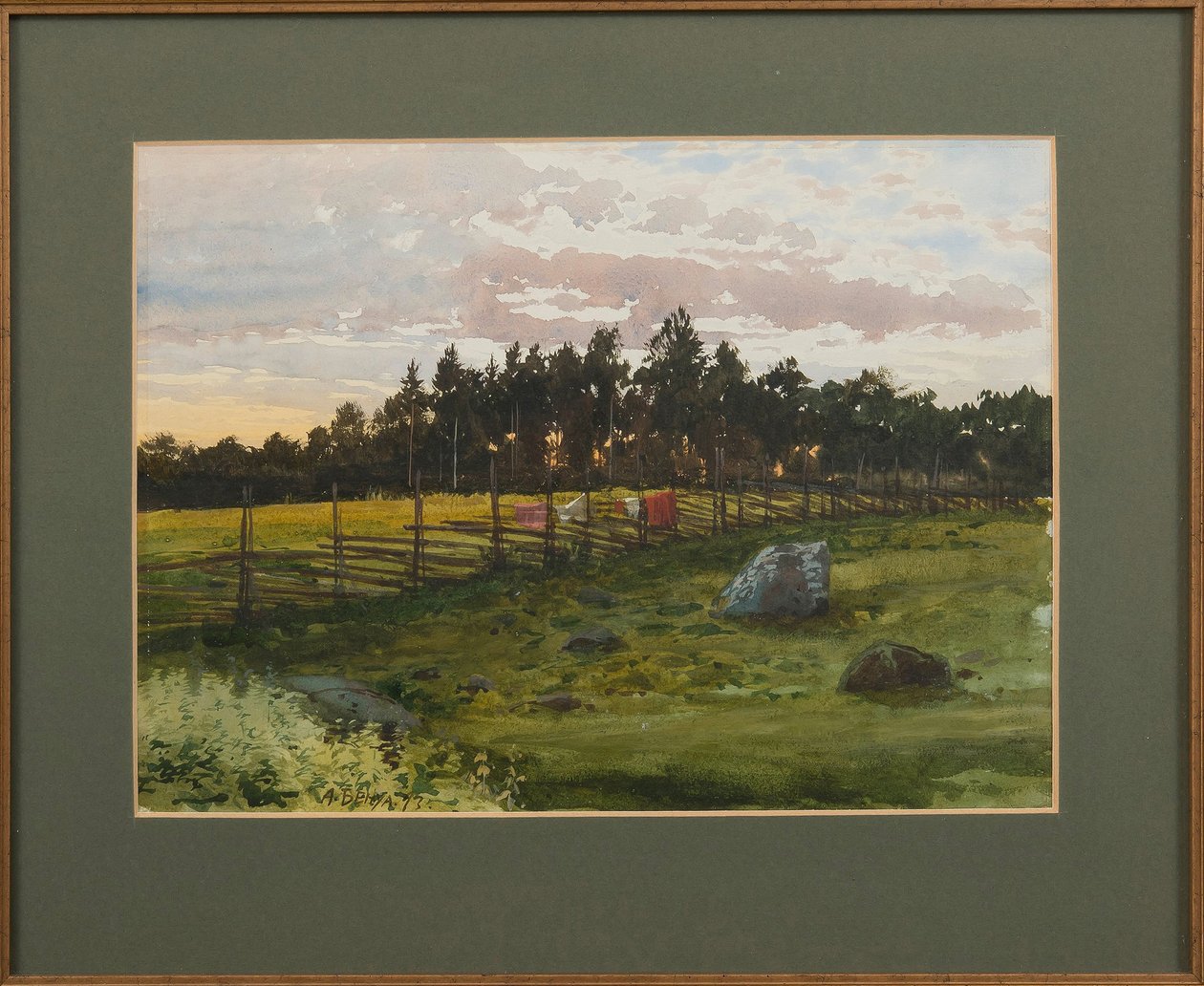 Sommerabend, 1893 von Albert Nikolaevich Benois