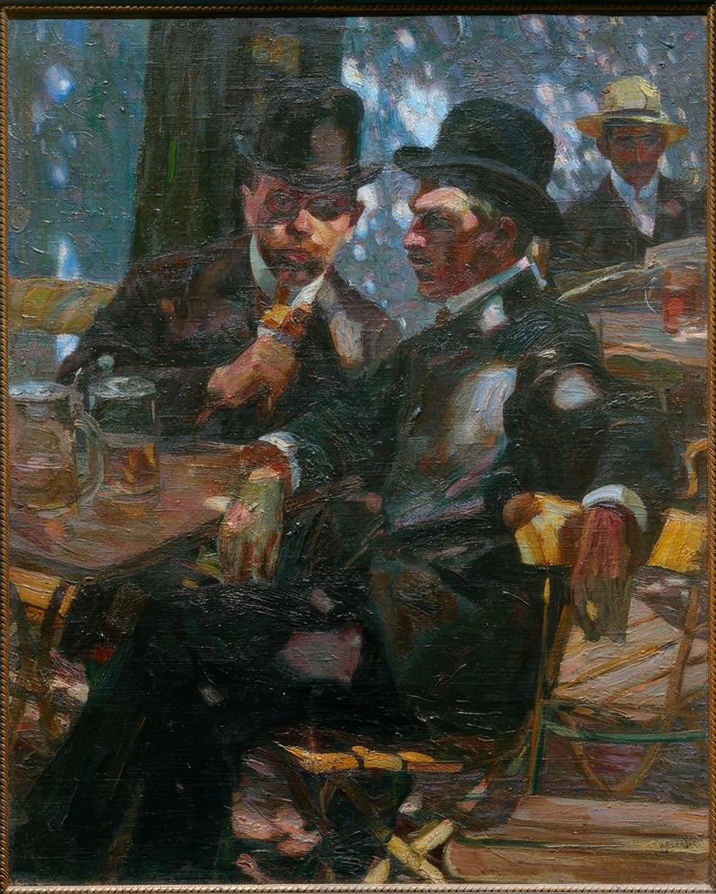 Im Biergarten von Albert Weisgerber