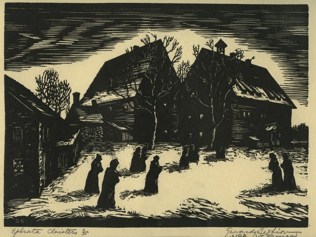 Ephrata-Kloster von Albert Winslow Barker