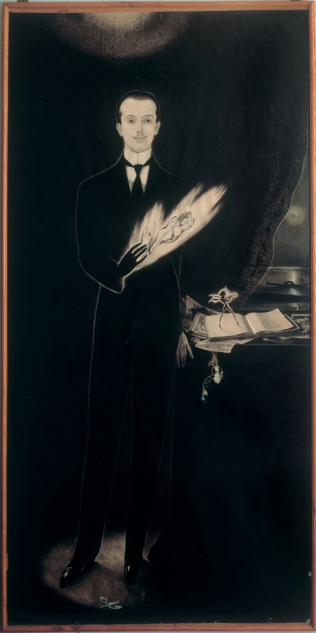 Selbstporträt von Alberto Martini