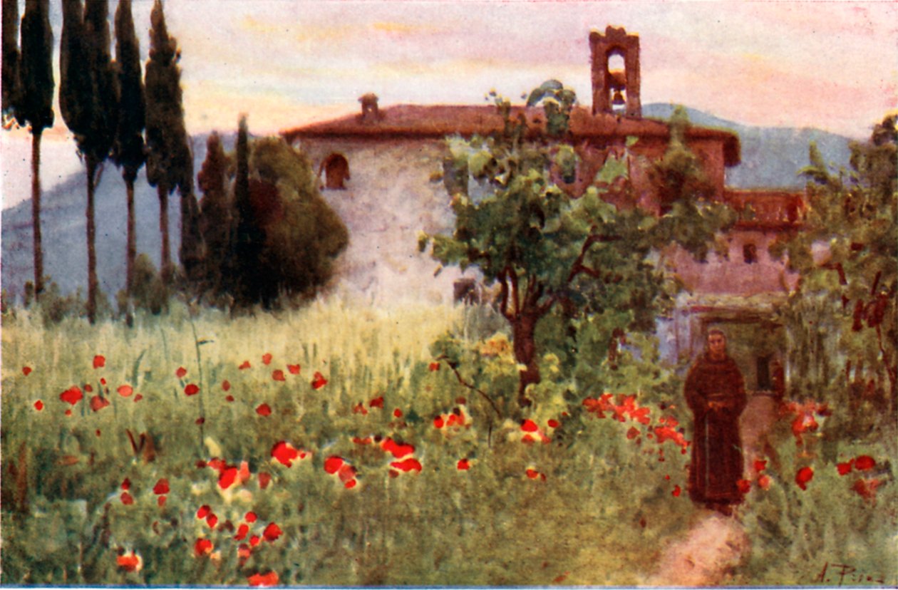 Klostergarten von San Cosimato, Vicovaro von Alberto Pisa