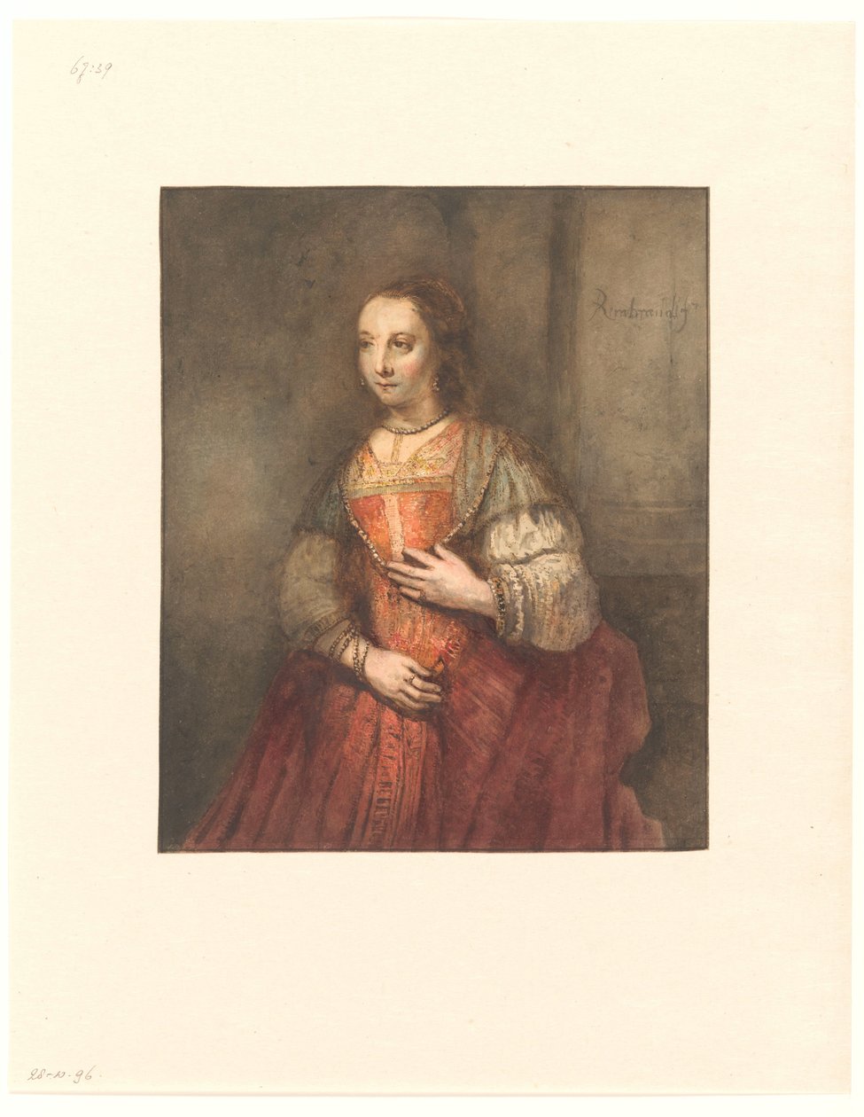 Das Jüdische Brautpaar von Albertus Brondgeest