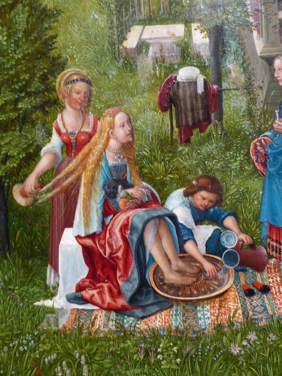 Susanna im Bade und Steinigung der Alten von Albrecht Altdorfer